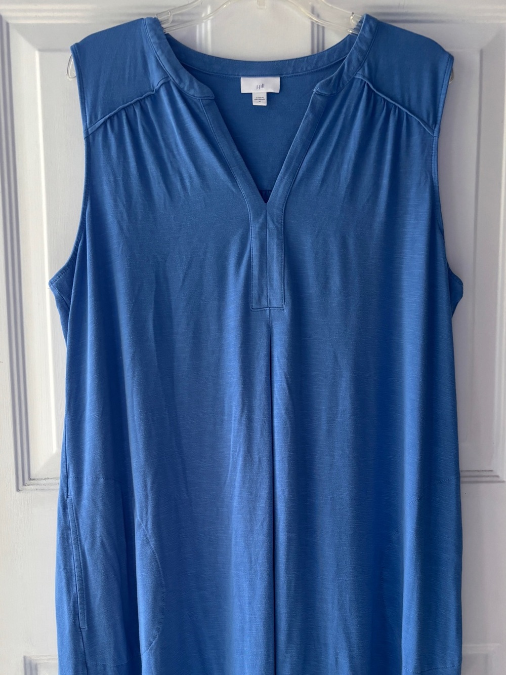 Women’s JJill Blue Sleeveless V-Neck Dress